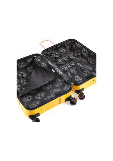 Ççs 5217 Kuru Kafa Polikarbon 3 Lü Valiz Seti-sarı Sarı