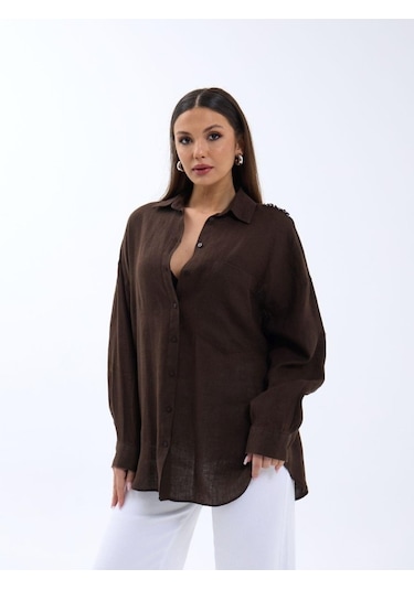 The İstanbul 7399 Gömlek-kahve Kahve