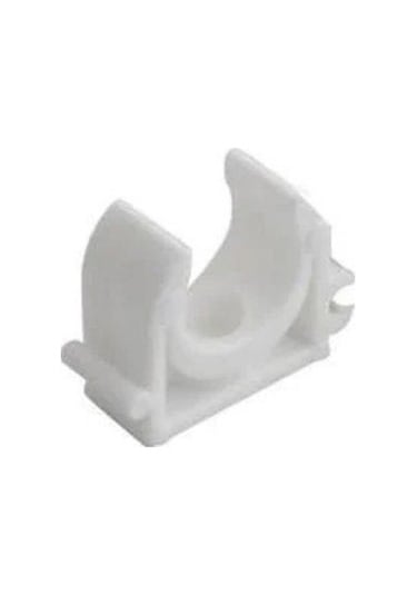 20'lik Antigron Boru Kroşesi Geçmeli Beyaz 25 Adet Paket