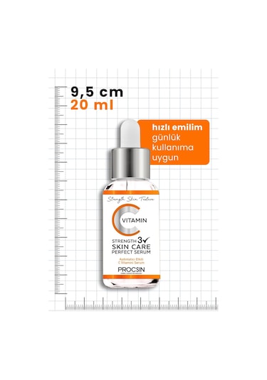 Procsın C Vitamini Aydınlatıcı Ve Ton Eşitleyici Bakım Serumu 20 ML