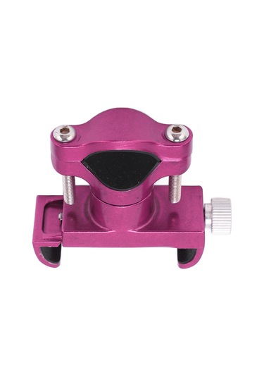 Ximistore9 Alüminyum Bisiklet Telefon Tutucu, 360 Derece Döner, 20-35mm Direk Uyumlu, 6-10cm Telefonlar İçin, Dayanıklı Ve Sağlam, Motosiklet Elektrikli Araçlar İçin Pembe Pembe