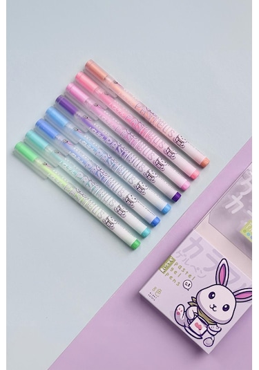 Jel Kalem Seti "pastels.", 0.8 , 8 Renk Pastel