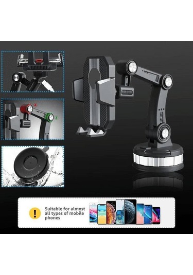 Schloss, Sucker-ständer, Gps-halter İle 360 Derece Handy-autotelefonhalter-halterung, Mobil Telefon İçin Mobil Halterung