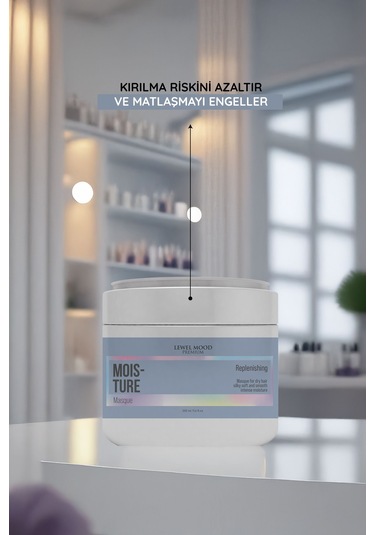 Lewel Mood Moisture Şampuan 400 ML + Durulanmayan Saç Spreyi 200 ML + Saç Maskesi 350 ML