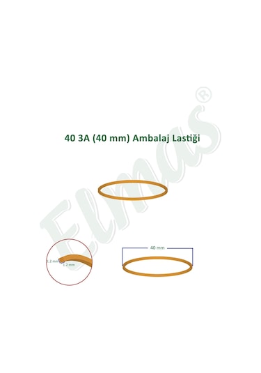 Elmas Ambalaj Lastiği 40 Mm 1000 Gram