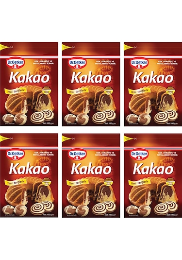 Dr. Oetker Kakao 100 Gr X 6 Adet