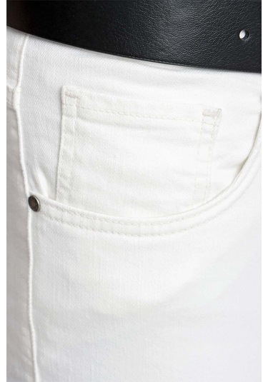 099 Beyaz Jean Pantolon Beyaz