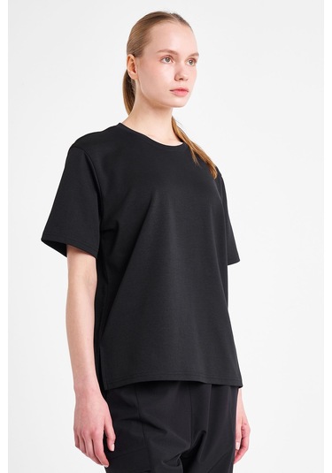 Lescon Kadın Kısa Kollu T-shirt 25n-2119 Siyah