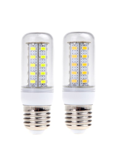 Shineyee E27 220v 13w Led Mısır Ampülü, 36 5730 Smd Beyaz Işık, 360 Açılı, 1400 Lümen, 6000-6500k Renk Sıcaklığı Beyaz