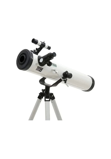 76x700 Profesyonel Aynalı Uzay Teleskopu-beyaz
