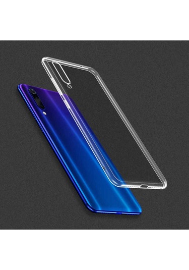 Xiaomi Mi 9 Se Kılıf Zore Süper Silikon Kapak Renksiz
