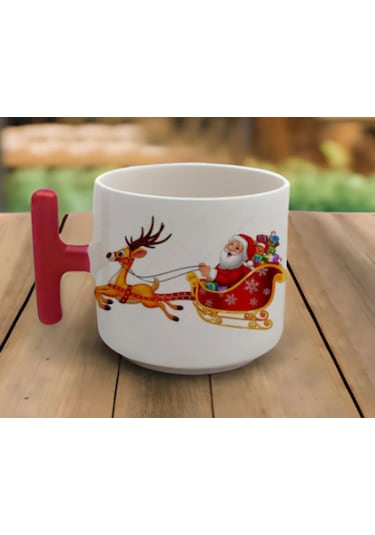 Noel Baba - T Kulp Kupa1 Beyaz