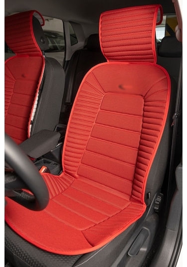 Volvo V60 Station Wagon Oto Koltuk Minderi Ön 2'li Set Kırmızı Bumerang Serisi Şhn