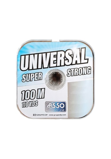 Asso Universal Monofilament Misina 100 Mt Beyaz 0.16 Mm