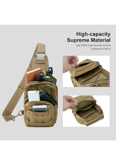 Suya Dayanıklı Omuz Yürüyüş için Çok İşlevli Seyahat Çantası C