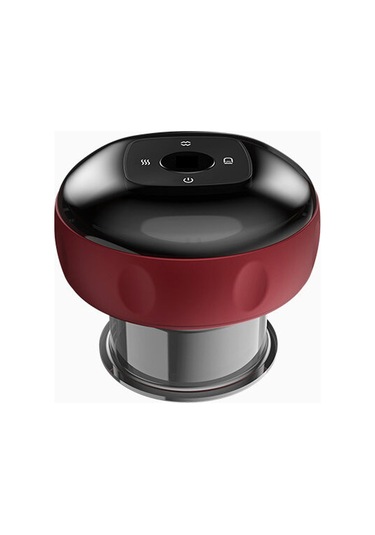 Lemestar Evde Kullanım Tüm Vücut Elektrikli Vurgu Masaj Cihazı, Isıtma Özelliği, 12 Seviye Ayarlanabilir, 20 Dakika Otomatik Kapatma, Type-c Şarjlı, 1800mah Pil Kırmızı Kırmızı