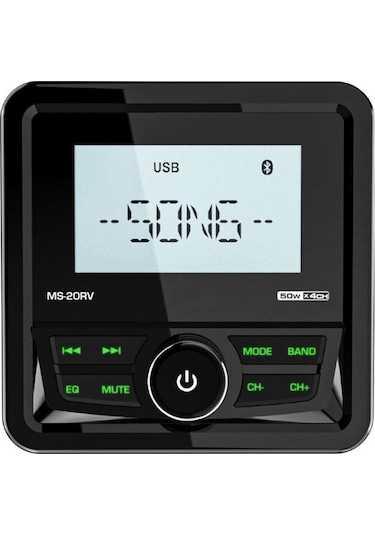 Kare Usb Girişli Bluetoothlu Marine Teyp