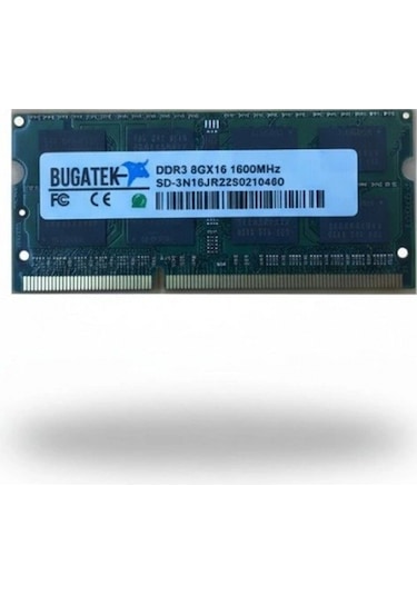 Bugatek 8gb Ddr3 1600mhz Notebook Ram