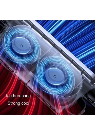 Araba Türbini Yüksek Rüzgar Usb Eklenti Koltuk Geri Fan Cf03 Siyah