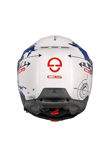Schuberth C5 Globe Blue Çene Açılır Motosiklet Kaskı Mavi