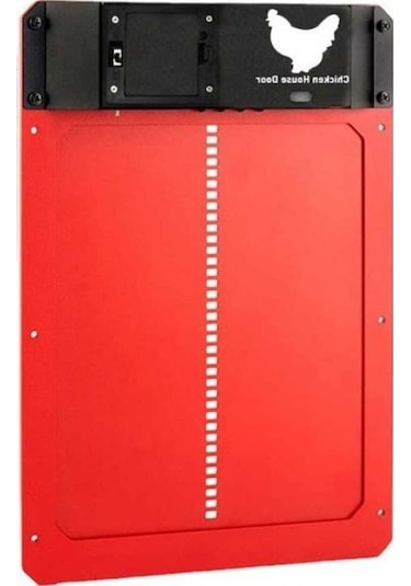 Pazly Tuomeng Otomatik Işığa Duyarlı Tavuk Kümesi Kapısı Evcil Hayvan Kapısı Hayvancılık Kırmızı