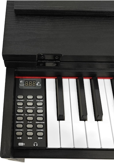 Jwin Sdp-92 Tuş Hassasiyetli 88 Tuşlu Kapaklı Dijital Piyano - Siyah