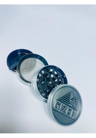 Gizeh Full metal 4parça Tutun Parçalıyıcı- Orjinal Ürün//50mm