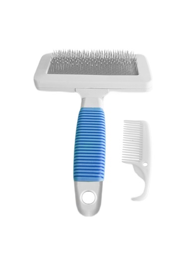 Markapet Temizleme Aparatlı Kedi Köpek Tarağı 7 Cm-14 Cm Small Mavi