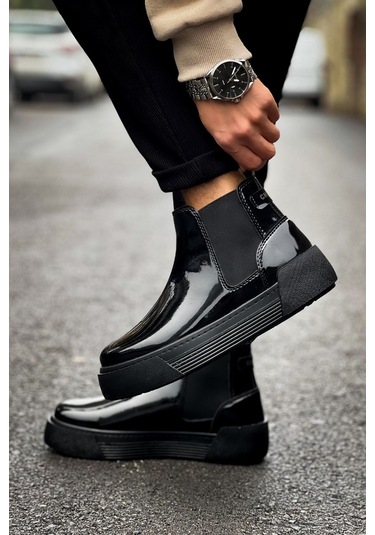 Ch069 - Rrt Harmany Erkek Bot Sıyah Çok Renkli