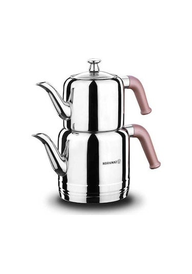 Korkmaz A189-01 Riva Çaydanlık Takımı Rose Gold