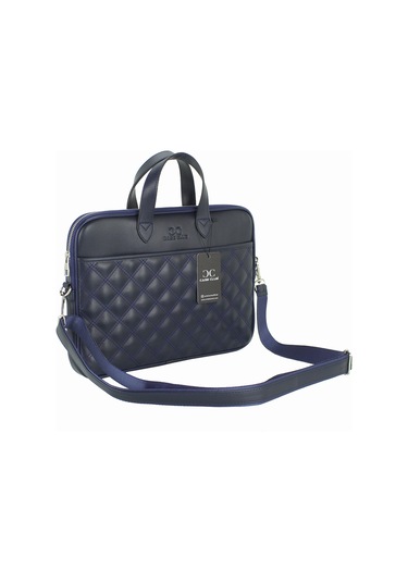 Case Club Macbook Uyumlu Air Pro 13.3" & 14" Inç Uyumlu Lacivert Laptop Evrak Çantası