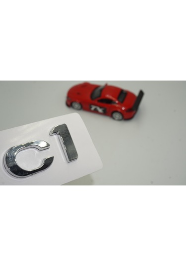 Citroen C1 2012-2014 Bagaj Krom ABS 3M 3D Yazı Logo Amblem
