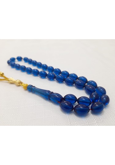 Soma Tesbih Mükemmel Hamura Sahip Ateş Kehribar Tesbih 8 x 10 CM