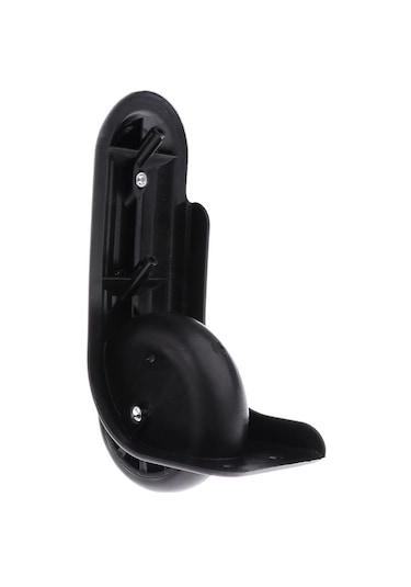 Homyl 1 Pair Değiştirme Bagaj Tekerlek Bavul Tamir Dilsiz Siyah