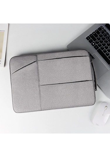 St02 Büyük Kapasiteli Su Geçirmez Darbe Emici Laptop Çantası, Boyut: 14.1-15.4 İnç Lacivert Siya