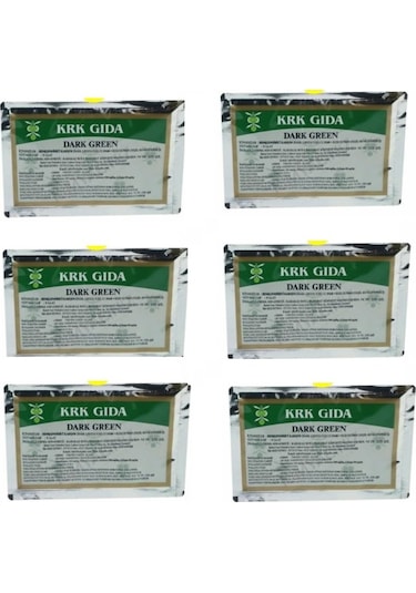 Krk Gıda Yeşil Toz Gıda Boyası 6 x 9 G