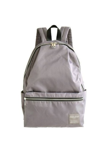 Şık Ve Minimalist Japon Tarzı Kadın Sırt Çantası - Ortaokul Öğrencileri İçin Dayanıklı Naylon Okul Çantası, Pratik Seyahat Çantası Gri