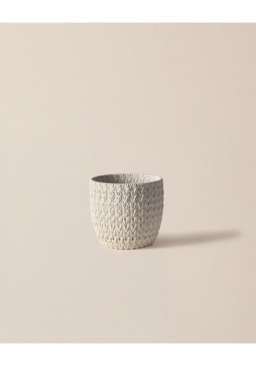 Madame Coco Dolly Saksı - Ekru - 16 Cm 8684427125205 Diğer