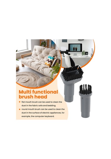 Leasetake 9 Parça Mini Vakum Eklenti Aksesuarları Parça Seti Çoğu Vakum Temizleyicisine Uyar