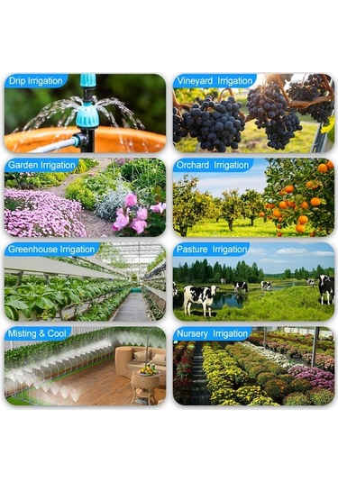 Tongxida Bahçe Hortumu İçin Akıllı Yağmurlama Zamanlayıcısı 2 Çıkışlı Büyük Lcd Çim İçin Damla Sulama Seti 57943249