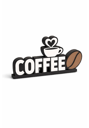 Coffee Masaüstü Dekor Kahve Temalı Masaüstü Dekoratif Obje Kafe Dekoru 0
