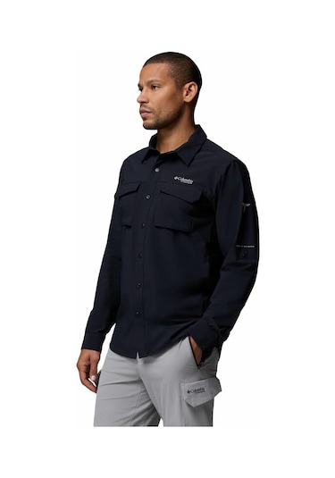 Columbia Silver Ridge Elite Woven Erkek Uzun Kollu Gömlek-9257 Siyah