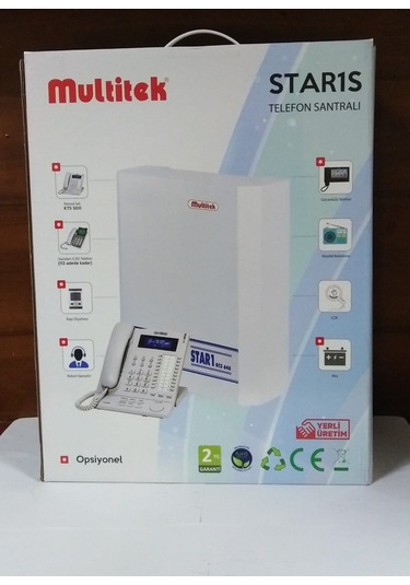 Multitek Star1S 6 Harici 64 Dahili Büyüyebilir Telefon Santral