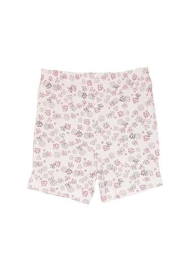 S-Mall Bibaby Pink Clover Şortlu Bebek Takımı - 2 Li - Ekru (491029754) Ekru