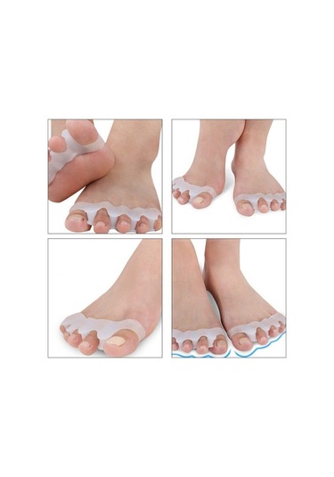 Nakres 5 Parmak Ayıran Silikon Bunyon Parmak Ayırıcı 1 Çift