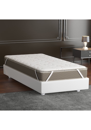 Full Ortopedik Bamboo Yatak Pedi 110X190 cm,Yatak Şiltesi,Topper