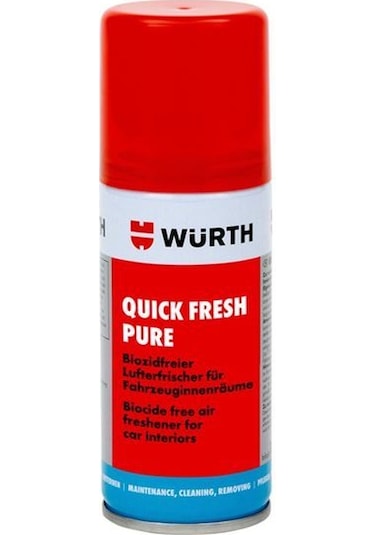 WERT 893764652028 WÜRTH ARAÇ İÇİ TAZE SPREY KLİMA BOMBASI 100ML W