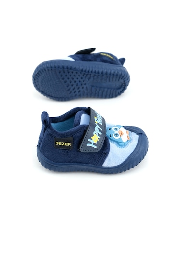 Gezer Kışlık Cırtlı Ayarlanabilir Rahat Taban Happy Birds Bebe Erkek Panduf Ayakkabı Ga2kbm.03363.00.2a2.0n Lacivert