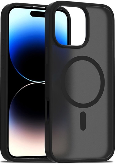 Joko İphone Uyumlu 16 Pro Max Kılıf Jota Seri Magsafe Kapak Siyah