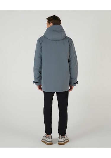 Skechers M Outerwear Coated Jacket Erkek Gri Mont S242049-003 Gri